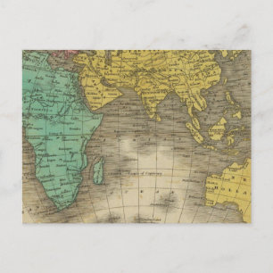 Östliche Hemisphäre 15 Postkarte