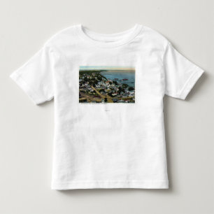 Östliche Luftaufnahme der Stadt vom Pilger Kleinkind T-shirt