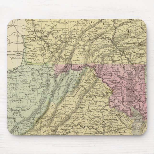Östliche USA Mousepad (Vorne)