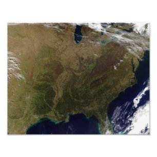 Östliche Vereinigte Staaten Fotodruck