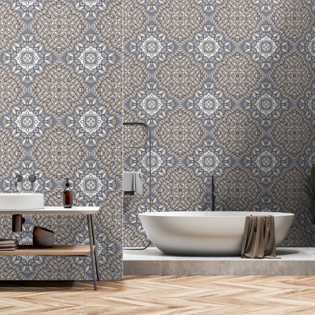 Östlicher Dekor 3 Tapete (Badezimmer)