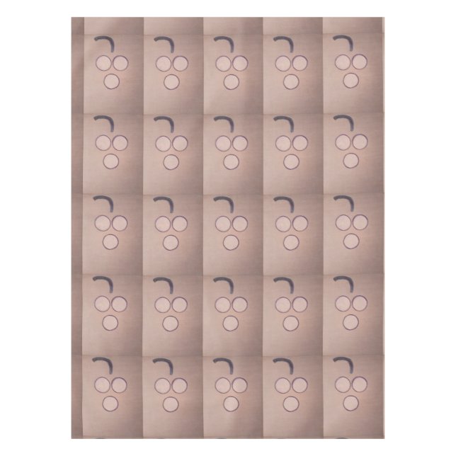 ÖSTLICHES ABENDESSEN MIT GRAPEN TISCHDECKE (Vorderseite)