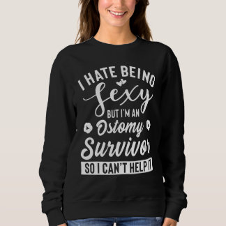 Ostomy Survivor Apparel Unique Survivors Design Sweatshirt
