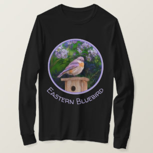 Ostösterliche Blaumeise im Schnee - Originalfotogr T-Shirt