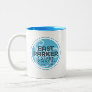 OstParker runde Logo-Kaffee-Tassen-Schale Zweifarbige Tasse