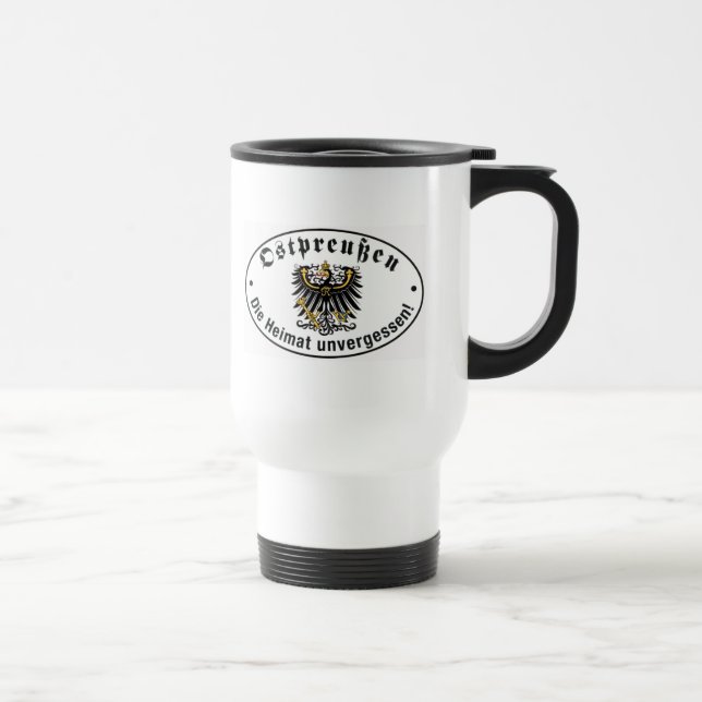 Ostpreußen-Reise-Tasse Reisebecher (Rechts)