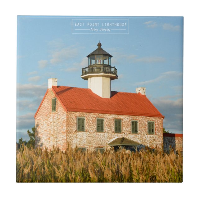 Ostpunkt-Leuchtturm Fliese (Vorderseite)