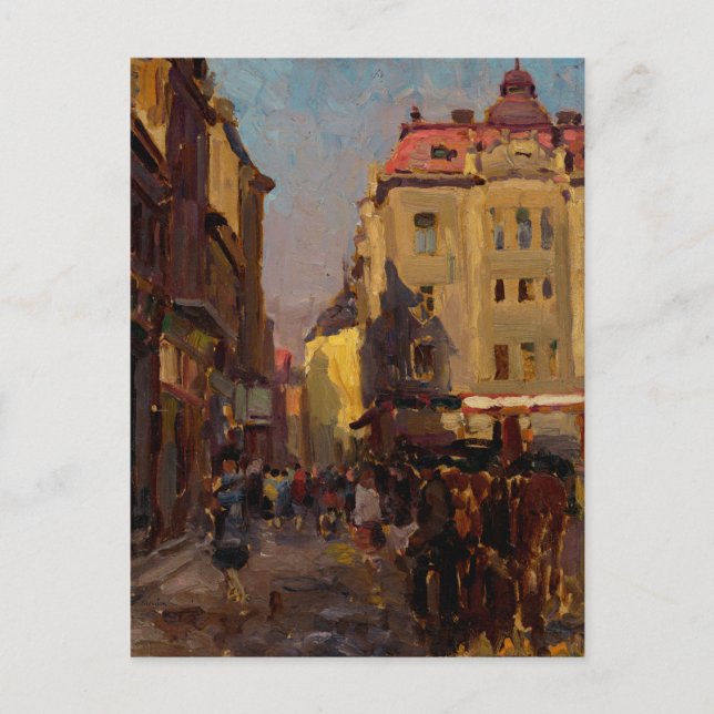 Ostrava von Jozef Teodor Mousson  Postkarte (Vorderseite)