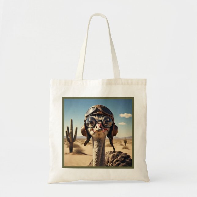 " OSTRICH AVIATOR " TRAGETASCHE (Vorne)