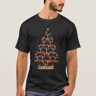 Ostrich Bird Xmas Tree Lighting Ostrich Weihnachte T-Shirt