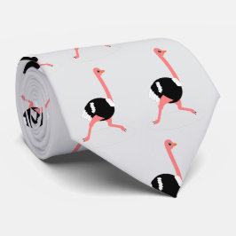 Ostrich Design Krawatte
