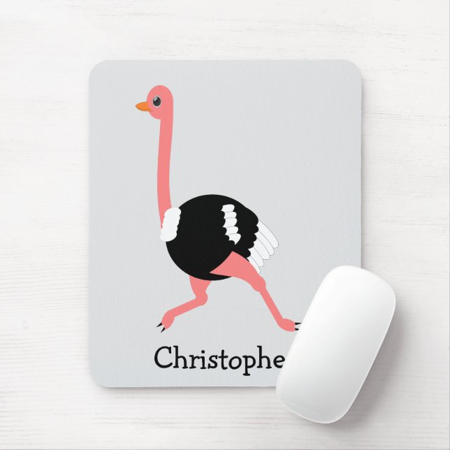 Ostrich Design Mousepad (Mit Mouse)