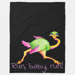 Ostrich Fleecedecke