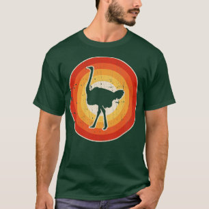 Ostrich Retro Sunset Vintage 60s 70s for Men Women T-Shirt