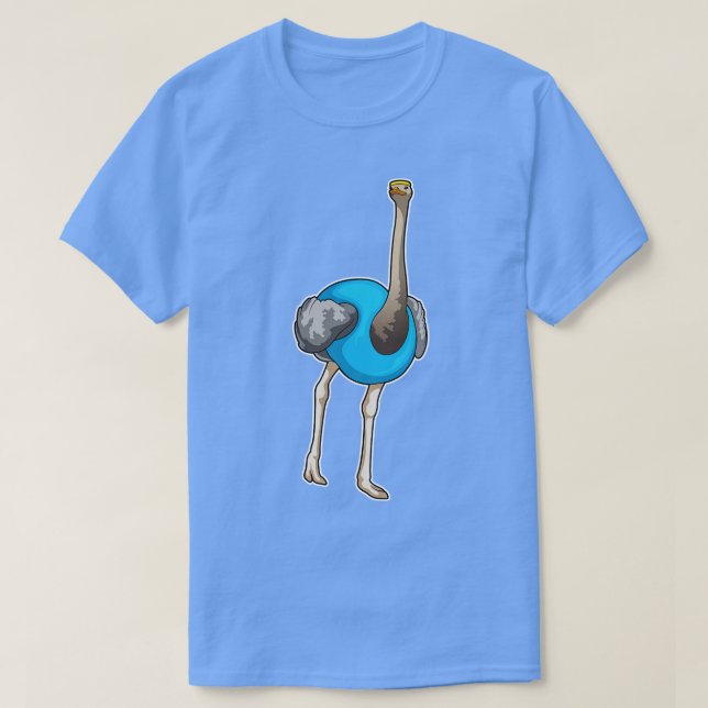 Ostrich Running Fitness T-Shirt (Design vorne)