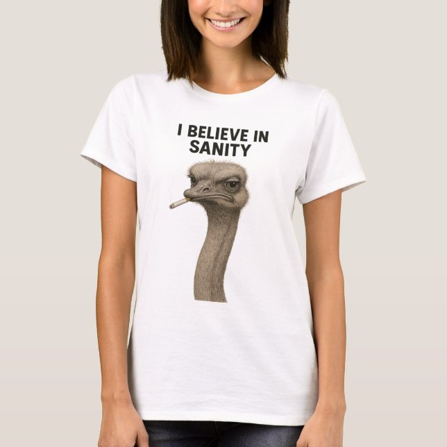 Ostrich T-Shirt (Vorderseite)