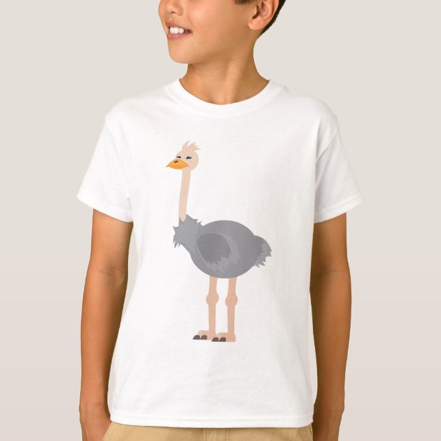 Ostrich T-Shirt (Vorderseite)