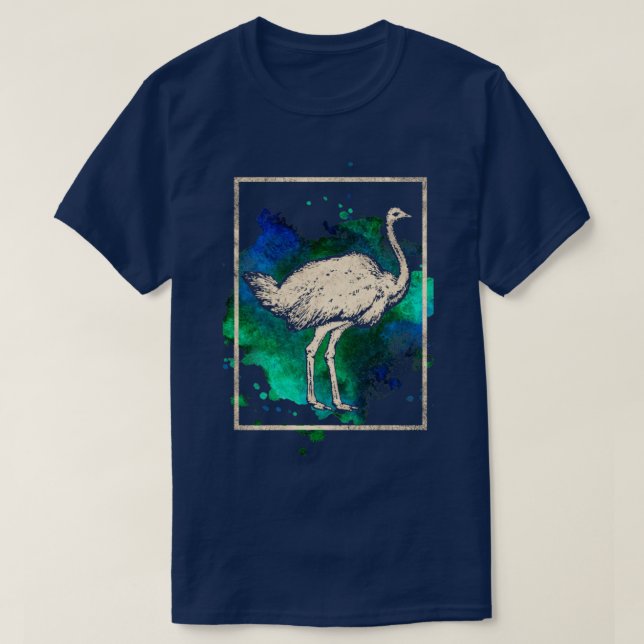 Ostrich T-Shirt (Design vorne)