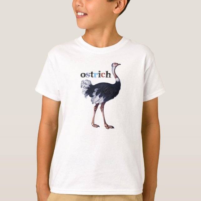 Ostrich T-Shirt (Vorderseite)