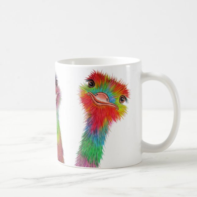 Ostrich-Tasse Kaffeetasse (Rechts)