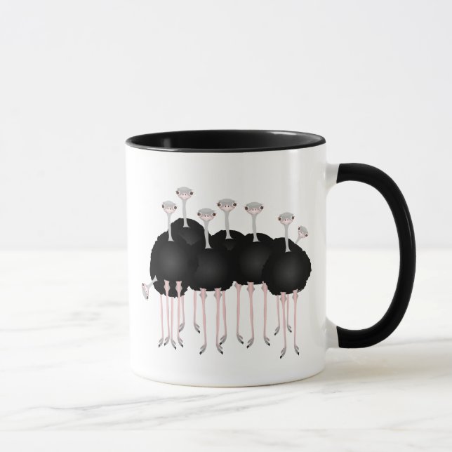 Ostrich-Tasse Tasse (Rechts)