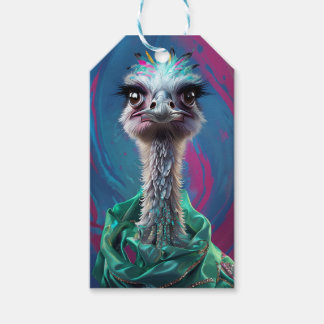 Ostrich themed geschenkanhänger