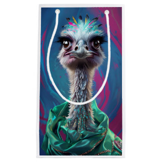 Ostrich themed kleine geschenktüte