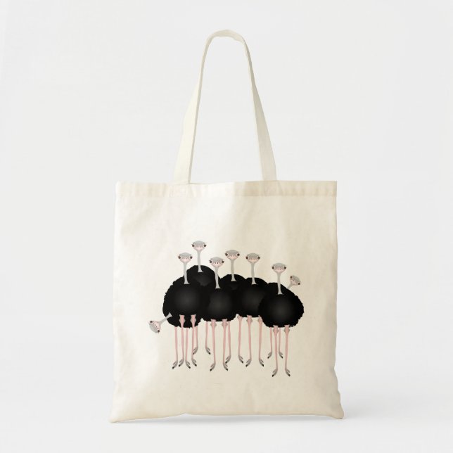 Ostrich Tote Bag Tragetasche (Vorne)