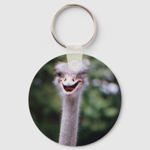 Ostrich Winking - Funny Schlüsselanhänger