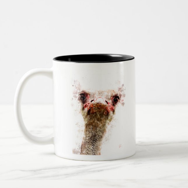 Ostrich Zweifarbige Tasse (Links)