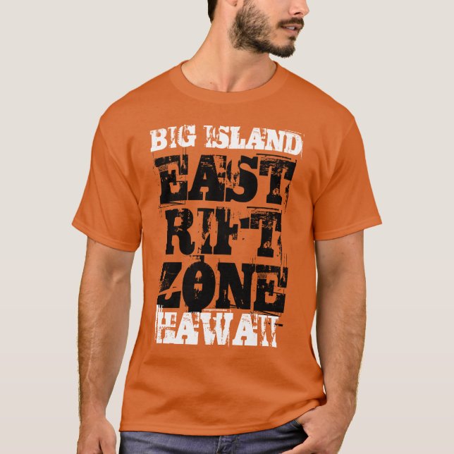 OSTRICKENGEBIET GROSSE INSEL HAWAII T-Shirt (Vorderseite)