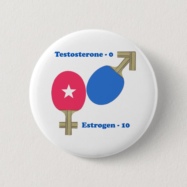 Östrogen-Klingeln Pong Button (Vorderseite)