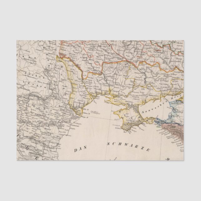 Ostrussland Seidenpapier (Vorderseite)