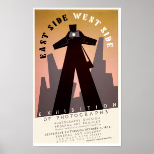 Ostseite der Westseite Poster