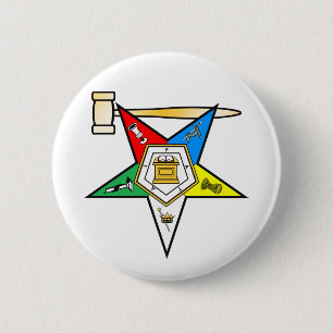 Oststern hinter Matroneneinzelteilen Button