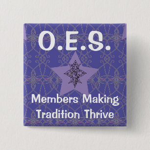 Oststern-lila Button