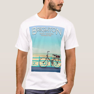 Ostsussex Vintages Reiseplakat Brightons, T-Shirt