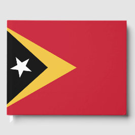 Osttimor-Flagge Gästebuch