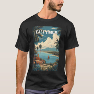 Osttimor-Illustration Reise Kunst Vintage T-Shirt