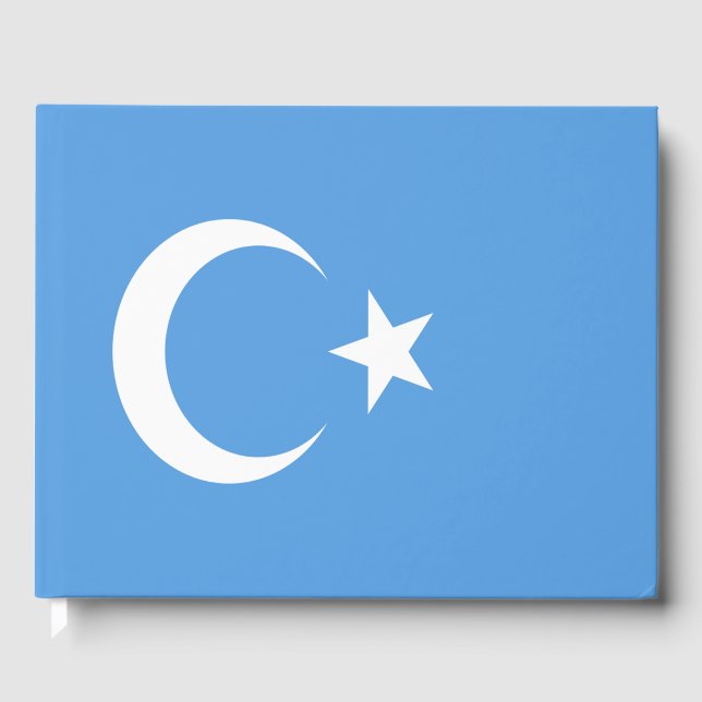 Ostturkestan Uyghur Flag Gästebuch (Vorderseite)