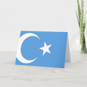 Ostturkestan Uyghur Flag Karte