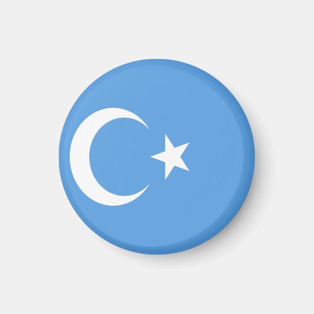Ostturkestan Uyghur Flag Magnet (Vorne)