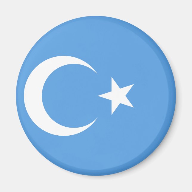 Ostturkestan Uyghur Flag Magnet (Vorne)