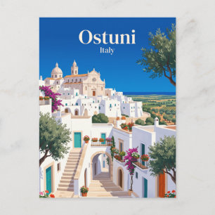 Ostuni, Italien Postkarte