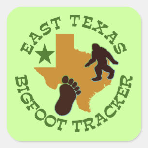Ostverfolger texas Bigfoot Quadratischer Aufkleber