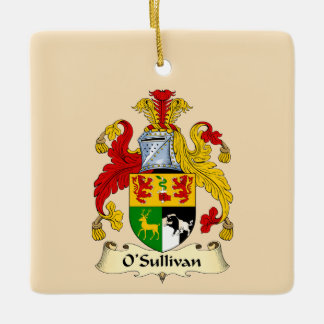 O'Sullivan Familien Wappen Keramik Ornament 
