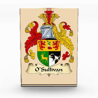 O'Sullivan Familienwappen Foto Block