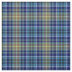 O'Sullivan Tartan Bright Blue Irish Kariert Stoff