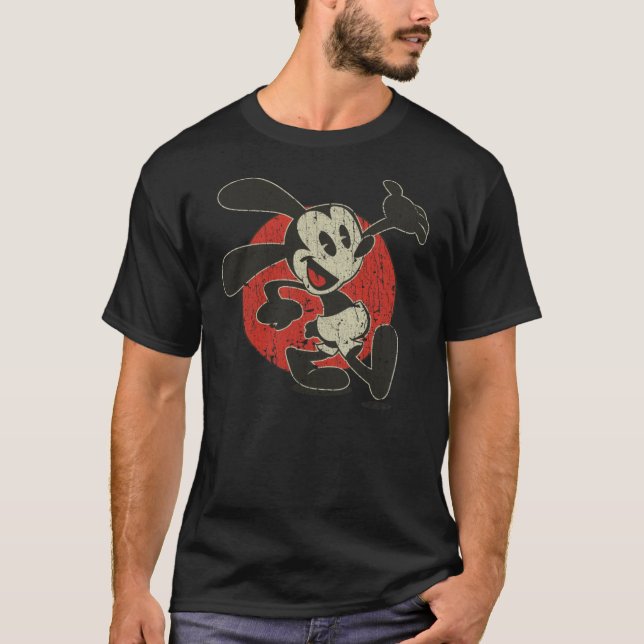 Oswald Das Lucky Rabbit Behielt Walking 1927133 T-Shirt (Vorderseite)