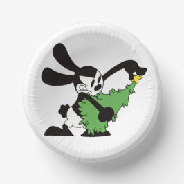 Oswald Der glückliche Rabbit Weihnachtsbaum Pappteller